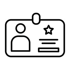 Fototapeta premium Member Card Icon of Shopping Friday iconset.