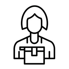 Delivery Women Icon of Shopping Friday iconset.