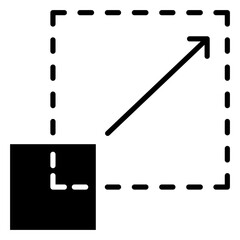 Scalability Icon Element For Design