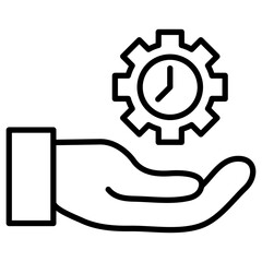 Time Management Icon of Human Resource iconset.