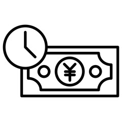 Time Based Payment Icon of Business & Economy iconset.