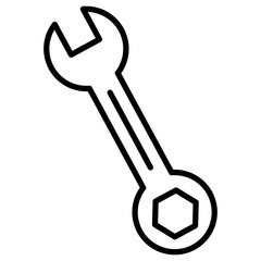 Wrench Icon of Electrician Tools iconset.