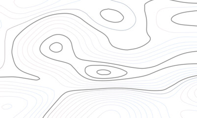 Black and white abstract topography vector background. Topography map pattern, Geographic curved relief. Abstract geographic wave grid line map.