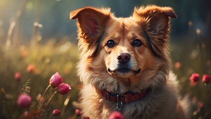 beautiful dog.Generative Ai