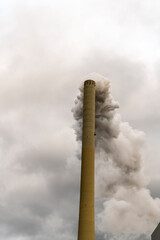 smoke from chimney