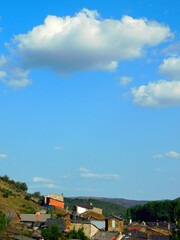 ancient village in rural landscapes