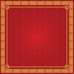chinnese seamless background frame template