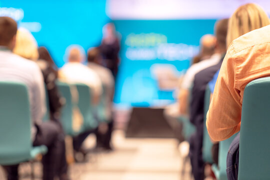 Business conference and presentation, professional training or workshop