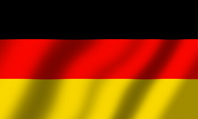 Powiewająca Flaga Niemiec