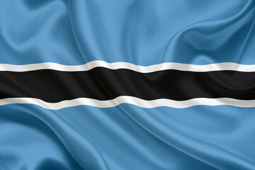 Fototapeta premium national flag of Botswana