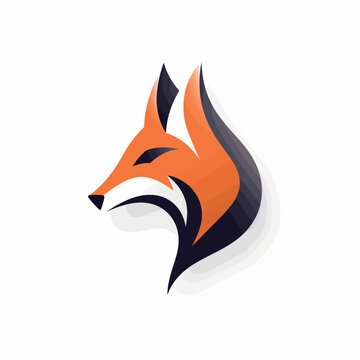 Fox Logo Design Vector Template. Creative Symbol fox icon. Icon fox.