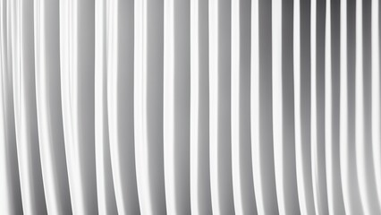 Obraz premium Dark White curtains texture background, wave lines background