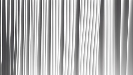 Dark White curtains texture background, wave lines background