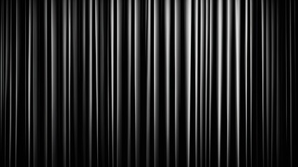 Dark Black curtains texture background, wave lines background