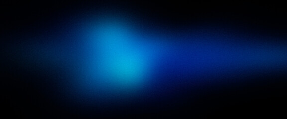 Dark blue azure ultra wide gradient grainy premium background. Perfect for design, banner, wallpaper, template, art, creative projects, desktop. Exclusive quality, vintage style of the 70s, 80s, 90s