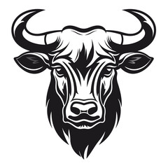 illustration of a buffalo head silhouette 