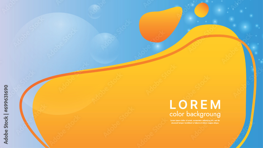 Fototapete this abstract illustration features a modern and colorful design that impresses with geometric shape