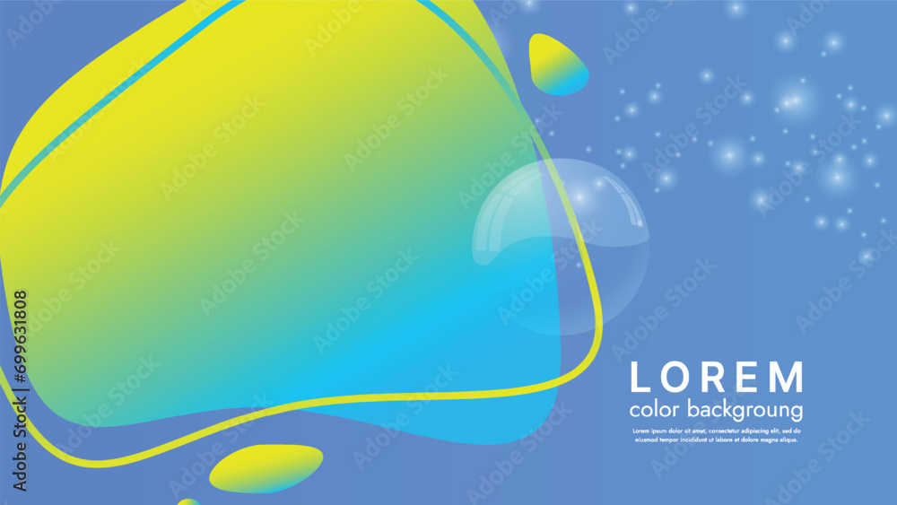 Fototapete this abstract illustration features a modern and colorful design that impresses with geometric shape