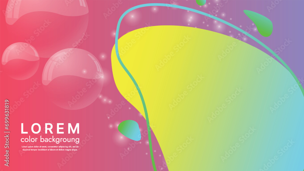 Aufkleber this abstract illustration features a modern and colorful design that impresses with geometric shape