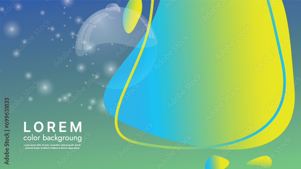 Poster this abstract illustration features a modern and colorful design that impresses with geometric shape