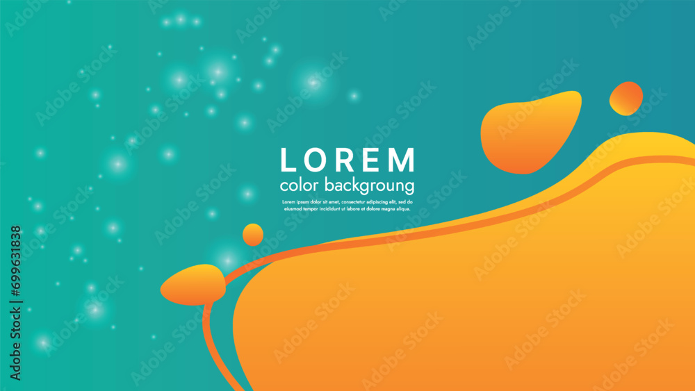 Fototapete this abstract illustration features a modern and colorful design that impresses with geometric shape