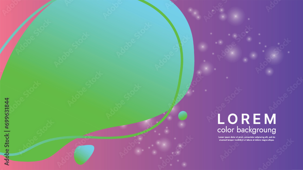 Fototapete this abstract illustration features a modern and colorful design that impresses with geometric shape