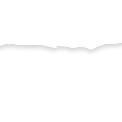 white torn paper border element