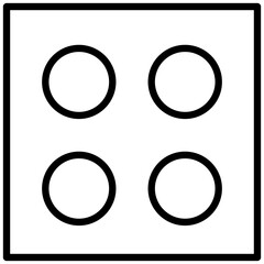 Playboard Line Icon