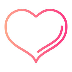 love gradient icon