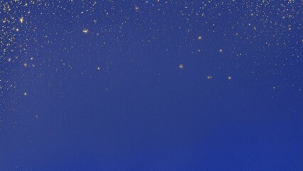 Blue and Gold Foil Glitter Texture Background