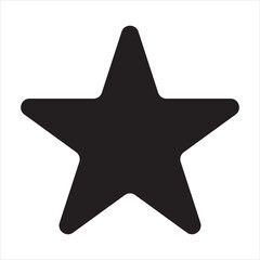 Star icon vector icon. Simple element illustration. Star symbol design. Can be used for web and mobile.