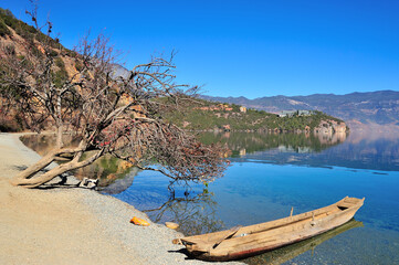 Lugu Lake in Yunnan