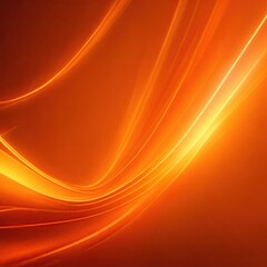 Abstract Orange background with dynamic light effect