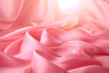 pink silk background. 