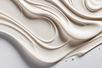 white abstract cream texture background. skincare concept 