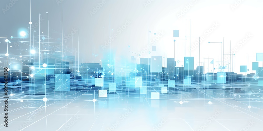 Poster abstract technology background. global business and communication concept
