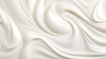 A creamy and smooth yogurt texture as a backdrop, symbolizing freshness and healthiness, perfect for a dairy-themed Ai Generative