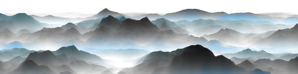 view of the mountains