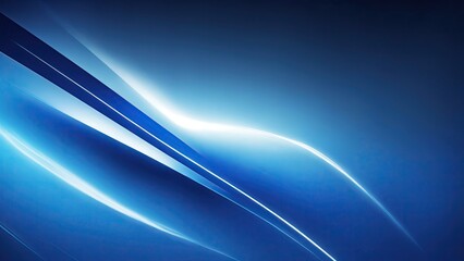 Abstract Blue background with dynamic light effect