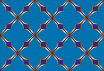 Fototapeta premium golden ornament in Arabian style. Ornaments on dishes, textiles, wallpaper. Abstract decorative vintage texture.