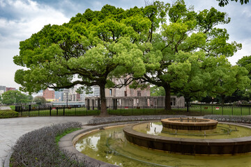 Atomic Bomb Dome memorial building in Hiroshima,Japan