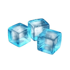 ice cube isolated on white background.
