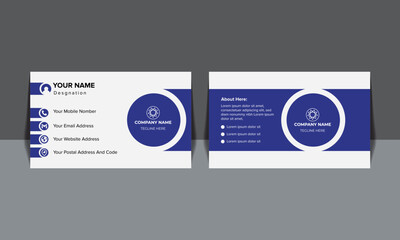 Simple and beautiful modern business card, google docs business card template, two sided card template and name card. avery business card template, blank business card template,  - obrazy, fototapety, plakaty
