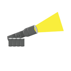 flashlight illustration