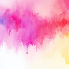 Fototapeta premium Colorful Bleeding Watercolor texture Background