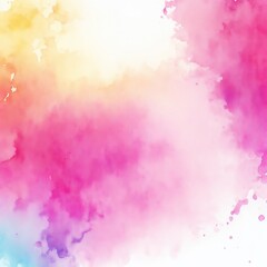 Colorful Bleeding Watercolor texture Background