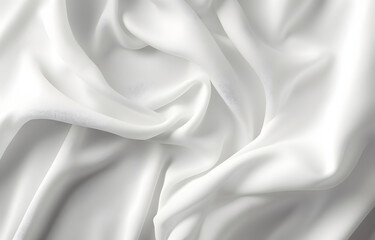 Obraz premium White silk texture luxurious satin for abstract background. beautiful white fabric