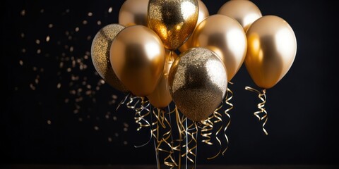 Balloons Background Generative AI