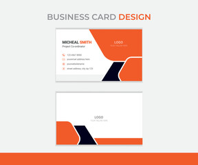 A modern business card design Template for your company