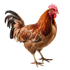 Fototapeta premium rooster isolated on white background